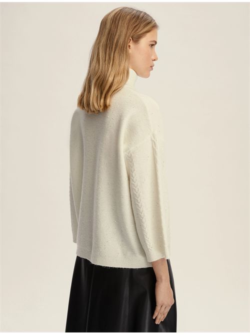 Maglia svasata con paillette EMME MARELLA | LIDO092/001